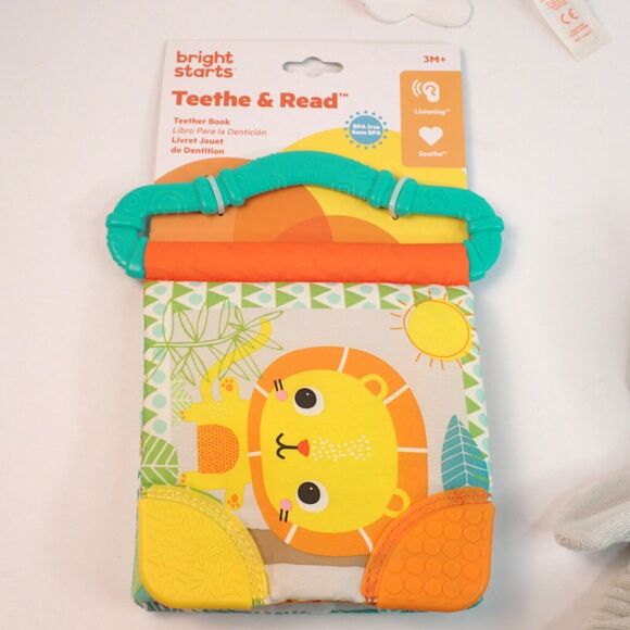 Bright Starts Toy Lot Book Loveys & Take Along Musical Carrier Activity Toy Bar - Picture 7 of 9